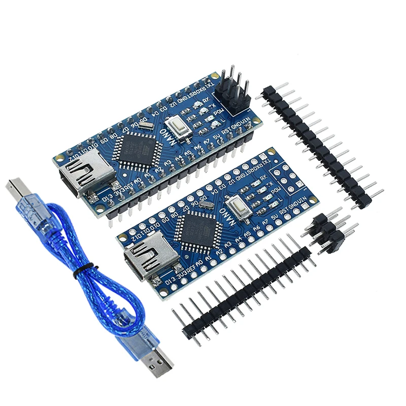 Бесплатная доставка для контроллера arduino Nano V3.0 ATMEGA328P ATMEGA328 оригинальный CH340 +