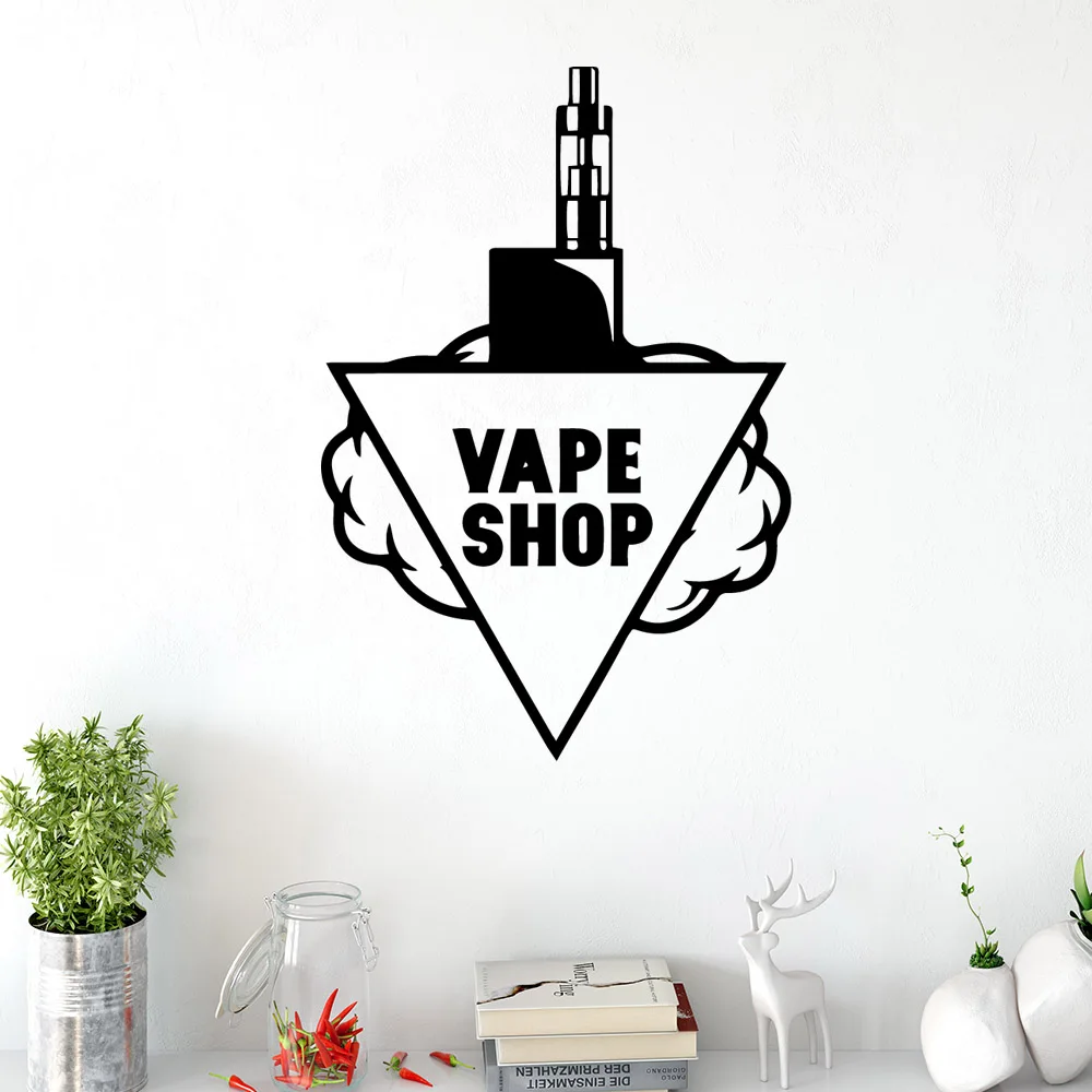 Классические водонепроницаемые настенные стикеры vapor bar художественные