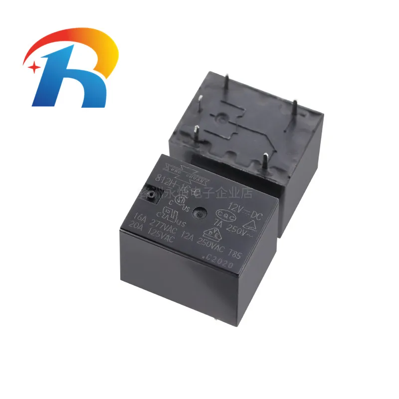 5 шт./лот 100% новый реле 812H-1C-C-12VDC 812H-1C-C-24VDC 812H-1C-C-5VDC 812H 1C C 12V 812H-1C-C DC24V 12A 5V 24V 4 контакта |