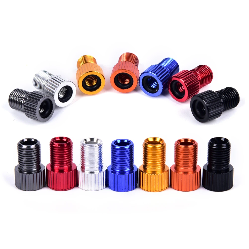 

Новинка 2018, высокое качество, 10 шт., 7 цветов, велосипедный клапан, адаптер, насос, велосипедный конвертирующий трубчатый насос, инструмент