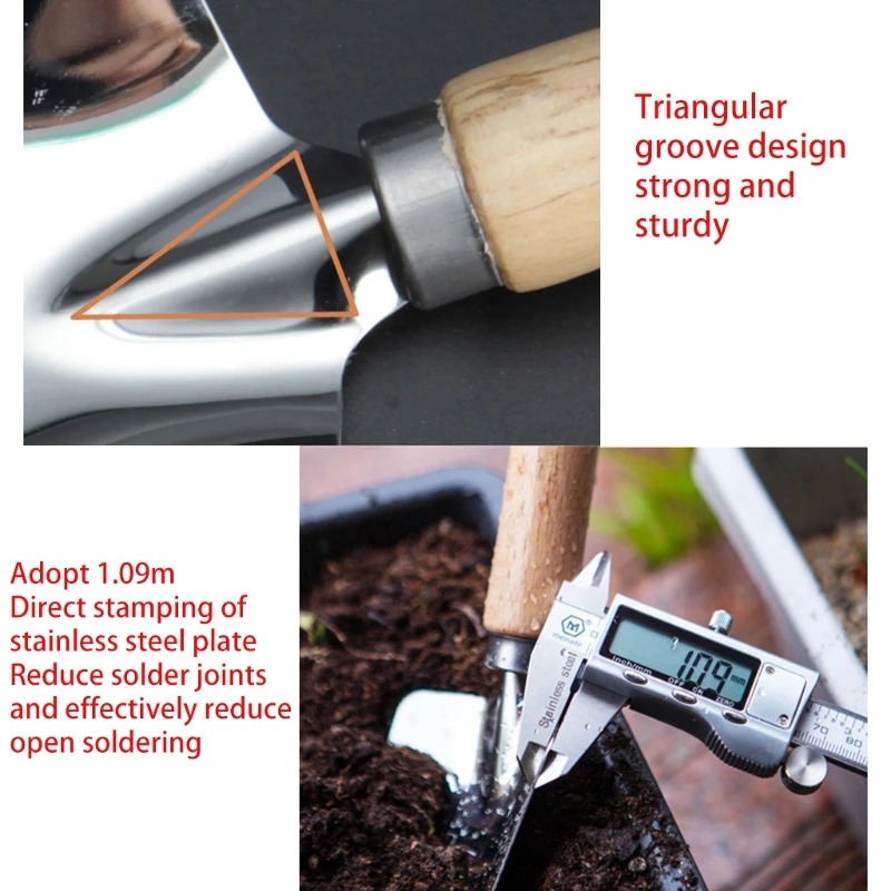 

7XEA Garden Tool Garden Hand Shovels Garden Trowels with Ergonomic Rubberized Non-Slip Grip for Planting Transplanting