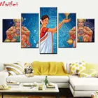 5 шт., алмазная живопись богини, индийская обезьяна, Бог Hanuman, алмазная живопись 5d сделай сам, вышивка крестиком, полная квадратная круглая Алмазная вышивка, алмазная живопись