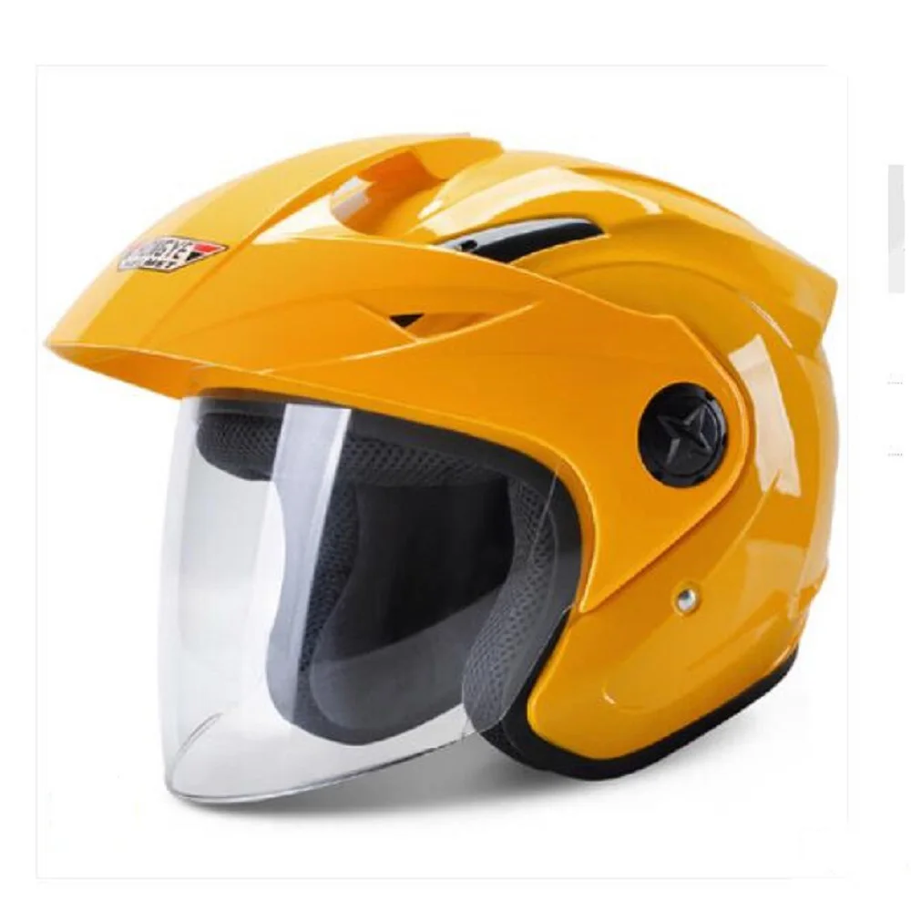

2019 Fashion knight Cycling Safety Protection Motorcycle helmets Motorbike Helmet of ABS and transparent PC lens visor FREE SIZE