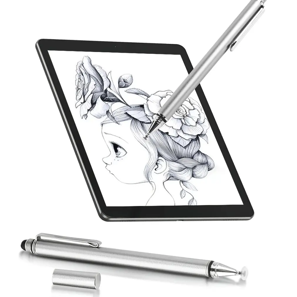 

Емкостная ручка с резьбой для Ipad Smart Tablet для Android Универсальная ручка для сенсорного экрана металлический стилус