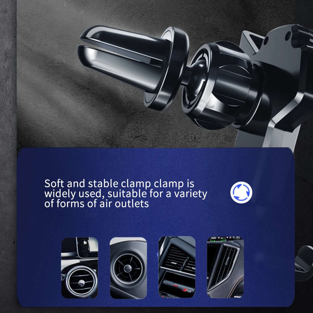 Dashboard Air Vent Gravity Car Bracket Holder For Phone In Suction Cup Stand iPhone 12 Xiaomi Redmi Samsung | Мобильные телефоны и