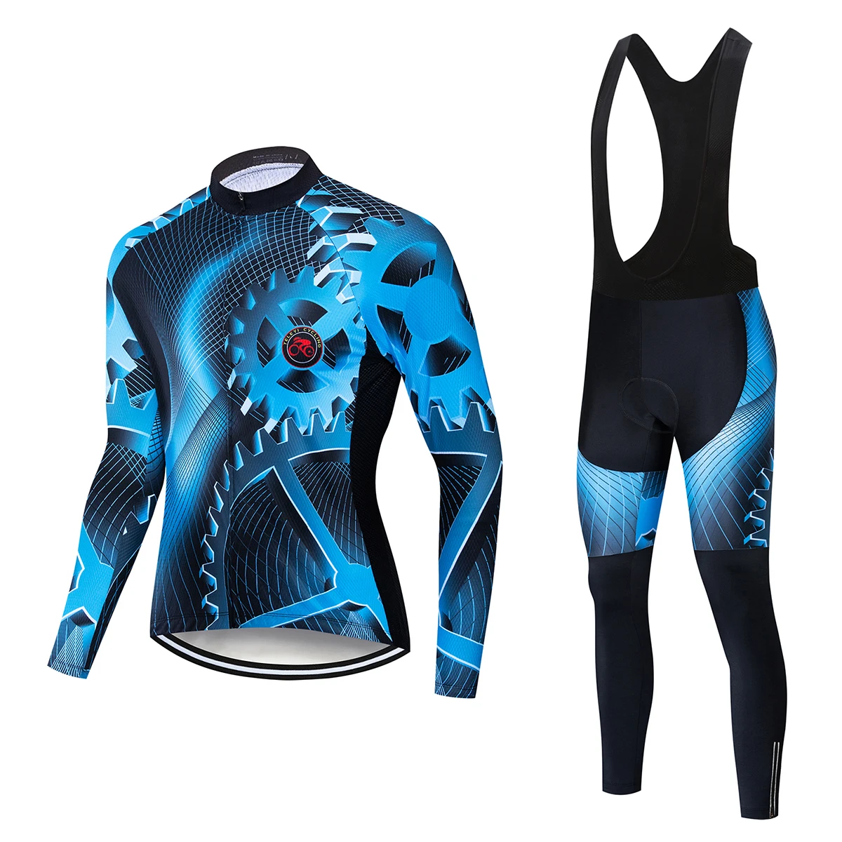 TELEYI Pro Team Велоспорт футболка с длинным рукавом комплект одежды для велоспорта MTB