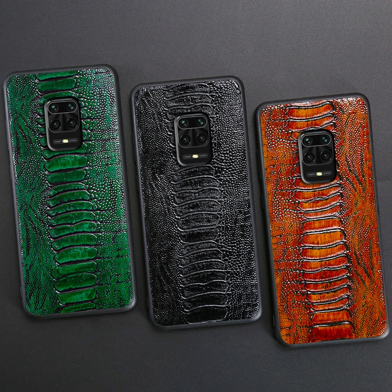 Кожаный чехол для телефона Xiaomi mi-8 A1 A2 A3 Lite 5X 6X Mix 2s 3/Redmi 6 6A 7 7A 10X 4G K20 K30 Pro страуса
