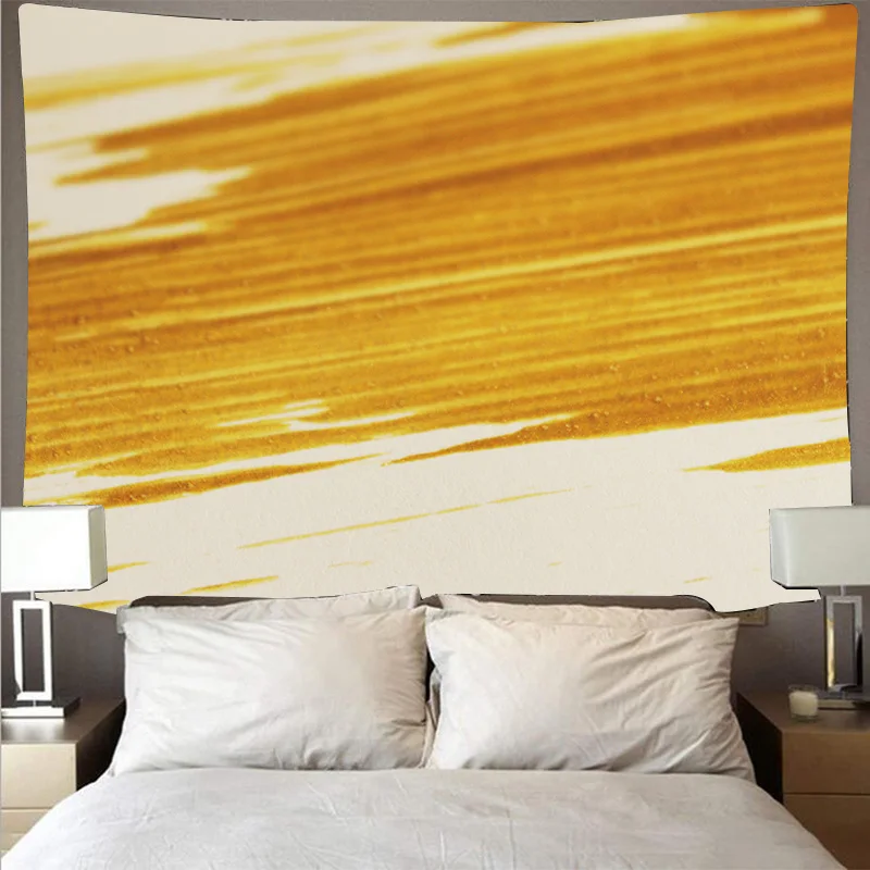 Золотая краска стиль гобелены большой художник психоделический гобелен