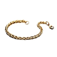 gold color for men bracelet couple bracelet high quality fashion keel chain birthday party jewelry gift cuban chain