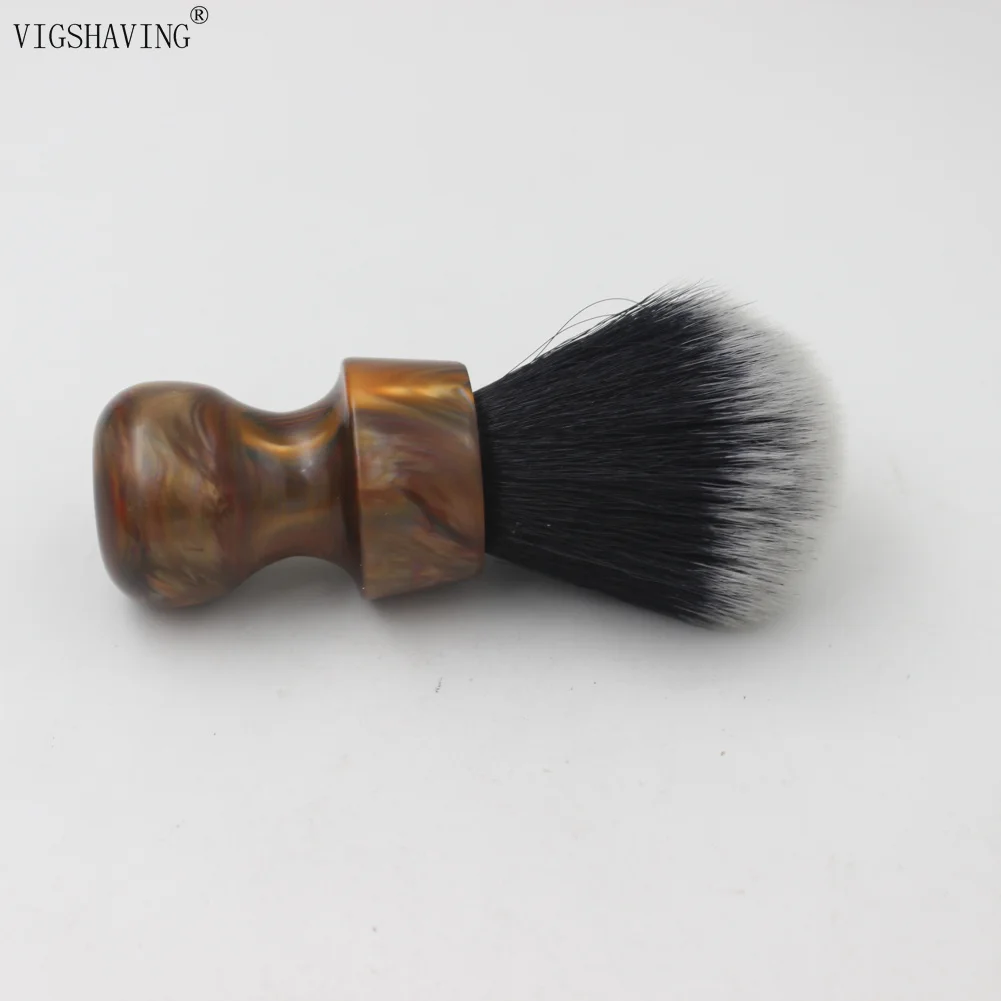 24 мм узел смолы ручка синтетических волос кисти для бритья мужчин парикмахера
