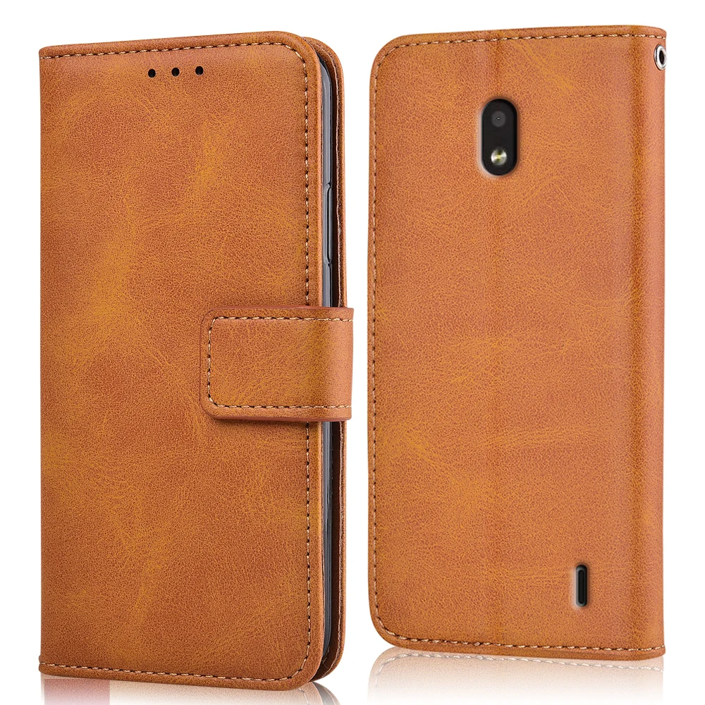 niu-Yellow Чехол для Nokia 2,2 с мягкой силиконовой вставкой, флип-бумажник, кожаный чехол для Nokia 2,2, чехол с подставкой, простая сумка для телефона с ремешком - Цвет: niu-Yellow