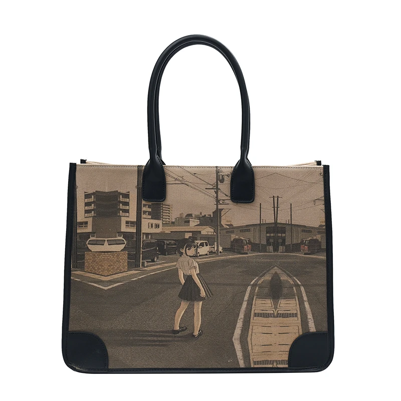 

Женская сумка-тоут на плечо, модный роскошный вместительный кошелек с цветочным принтом для девушек