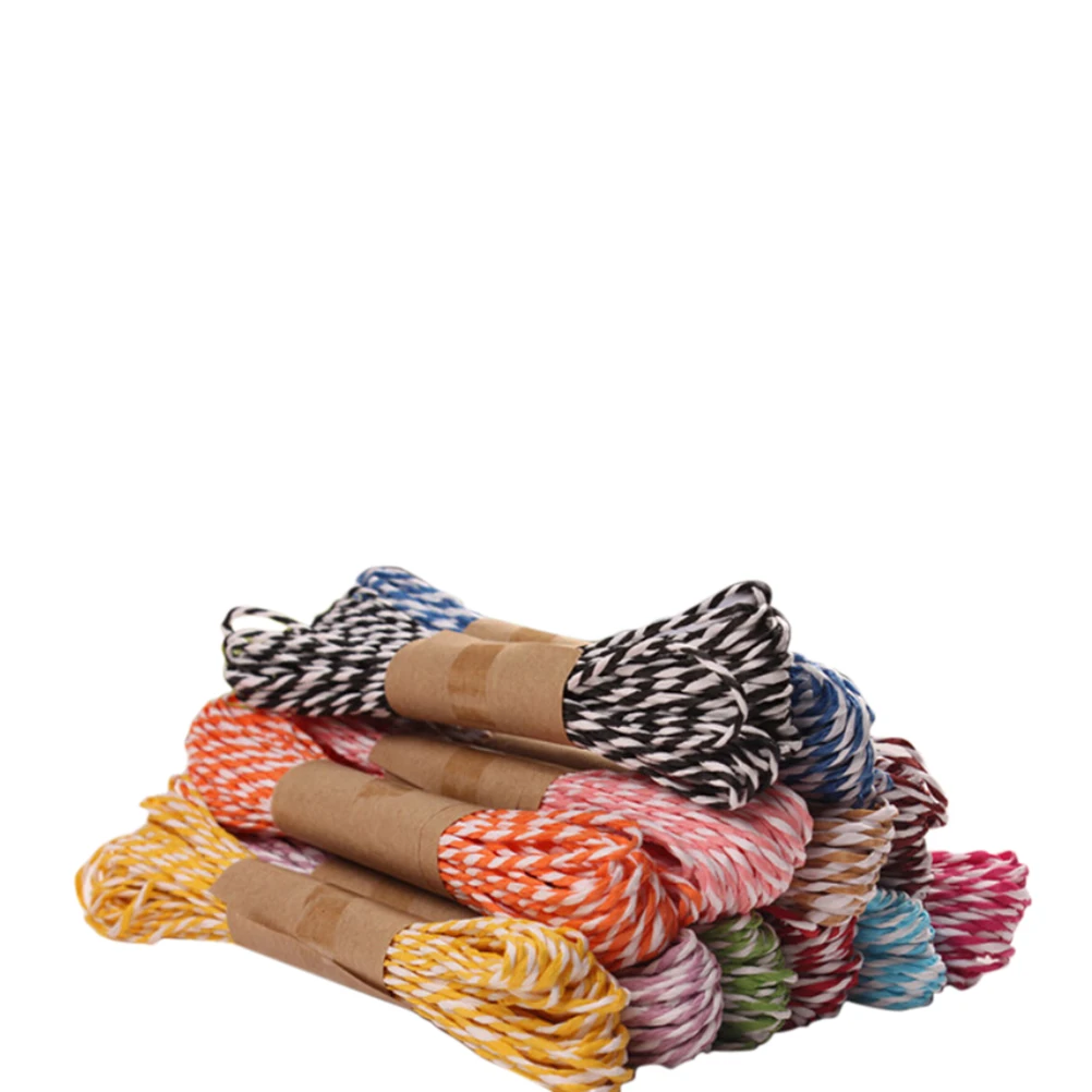 

Wrapping Twine Rope Thread Scrapbooks Invitation Flower Decoration 10M DIY Twisted Paper Raffia Craft Favor Gift