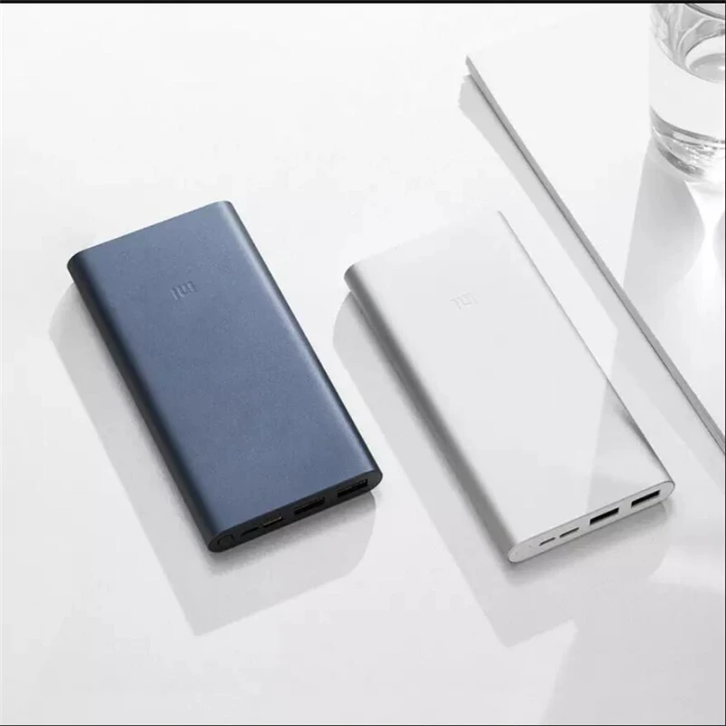 Внешний аккумулятор Xiaomi Mi Power Bank 3 USB пластик 10000мАч