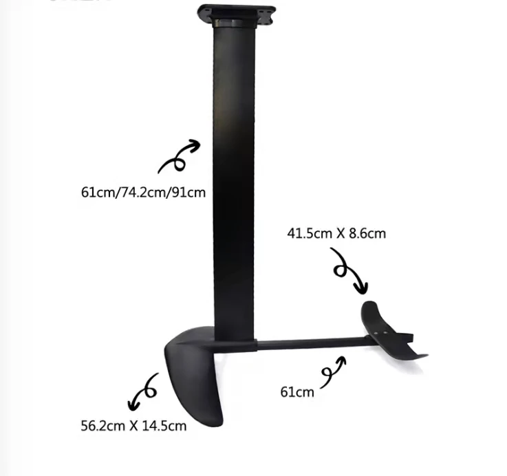 

Surfboard hydrofoil kit kite accessories carbon fiber matte hydrofoil standard surfing accessories