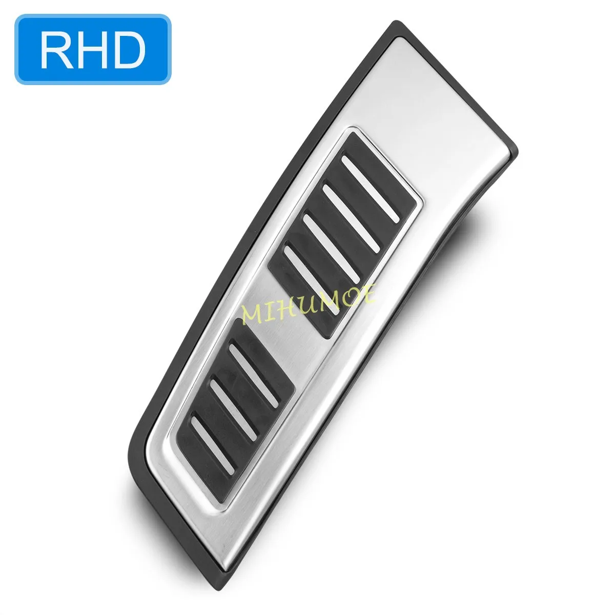 

RHD Stainless Steel Car Foot Rest Dead Pedal Pads Plate Covers Rubbers For 2019-2021 Audi A6 Allroad Avant C8 A7