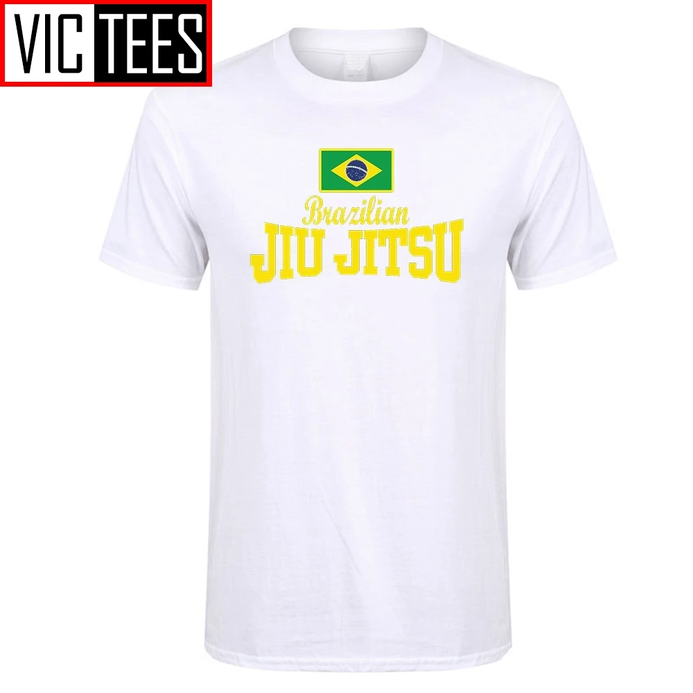 Мужские футболки с текстом флага BJJ Judo бразильские для джиу-джитсу новые
