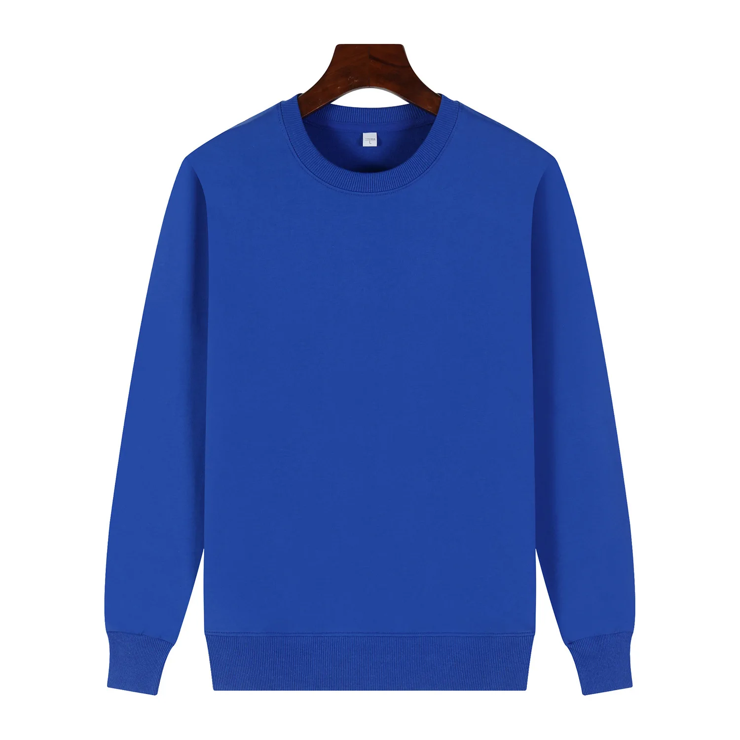 

2020 autumn and winter pure cotton pullover sweater silver fox fleece sweater round neck men's sweater