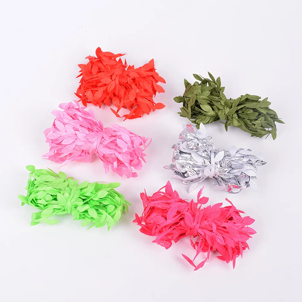 5 метров шелковые зеленые золотые искусственные листья лоза для свадебной