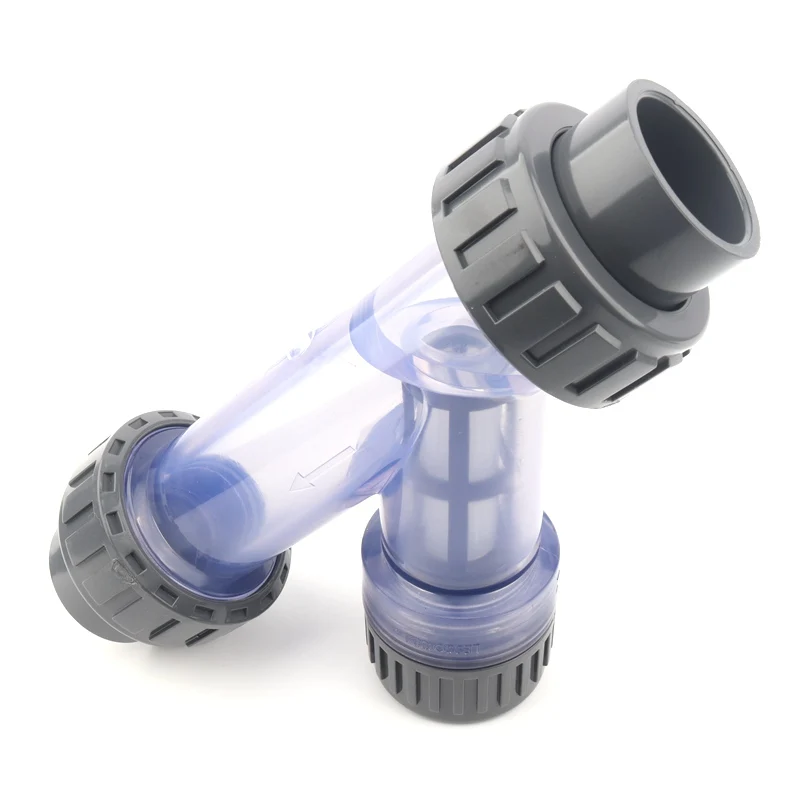 1 шт. высококачественный Y образный прозрачный НПВХ фильтр коррозионная