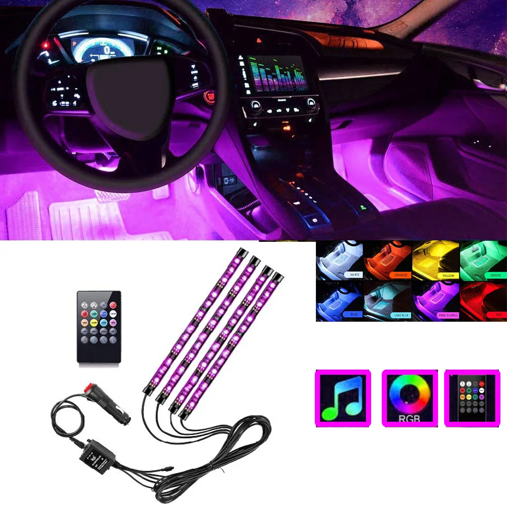 RGB Светодиодная лента лампа автомобильная полоса светильник 5050SMD DC 5 в 12 В гибкий светодиодный светильник лента ТВ Настольный фоновый Смещенный светильник ing