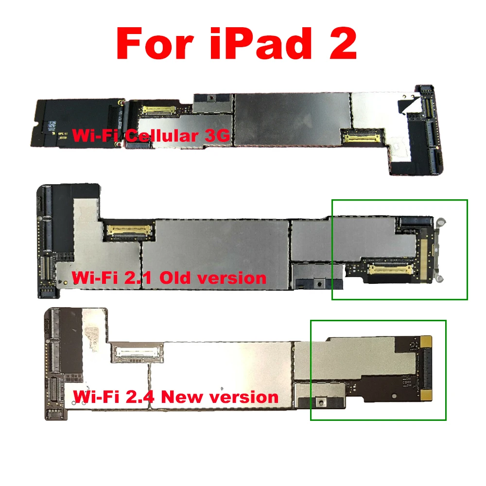 

A1396 / A1397 or A1395 Mainboard for ipad 2 Motherboard Full Chips,Original unlocked for ipad 2 Logic board,No iCloud