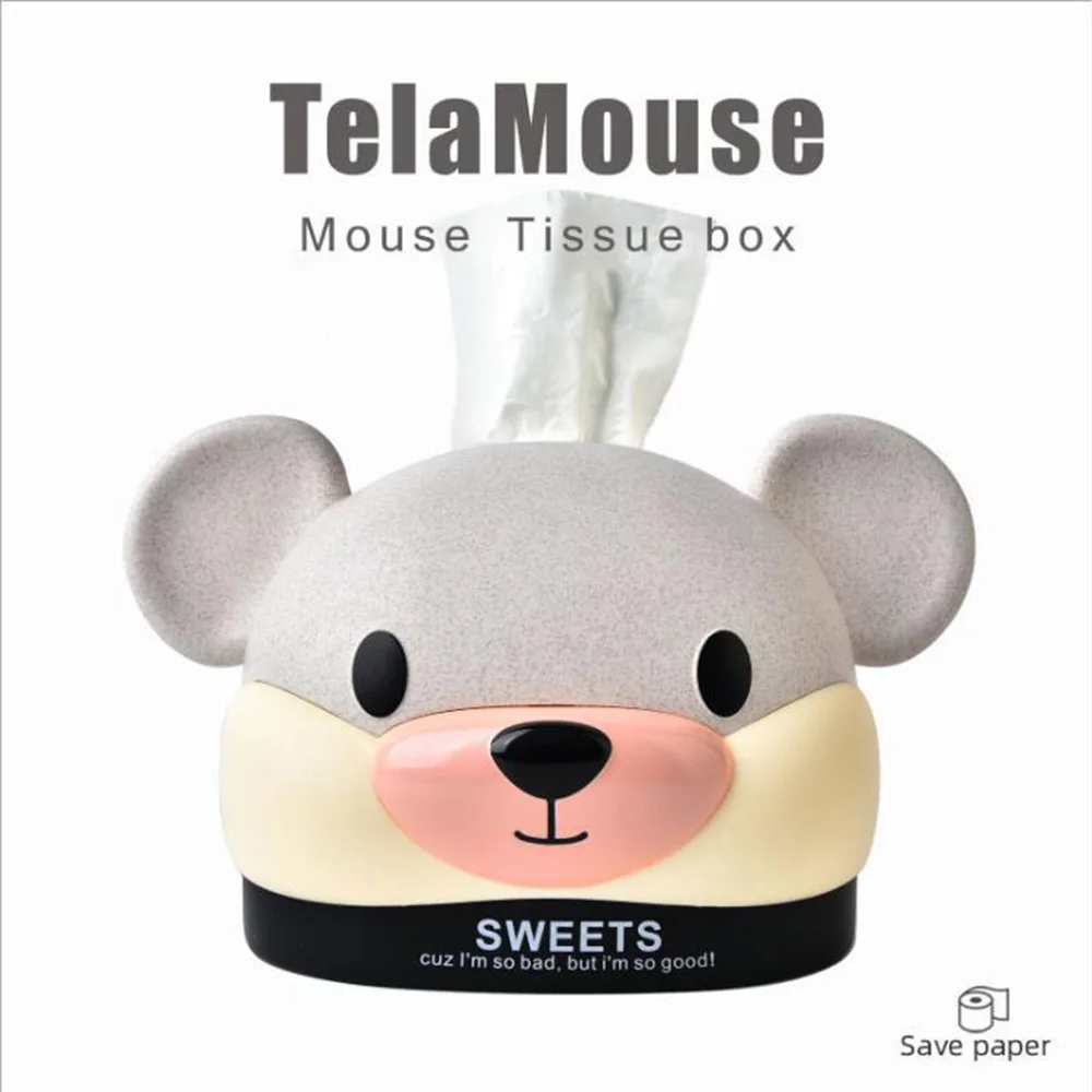 Креативная коробка для салфеток Настольный диспенсер держатель милый