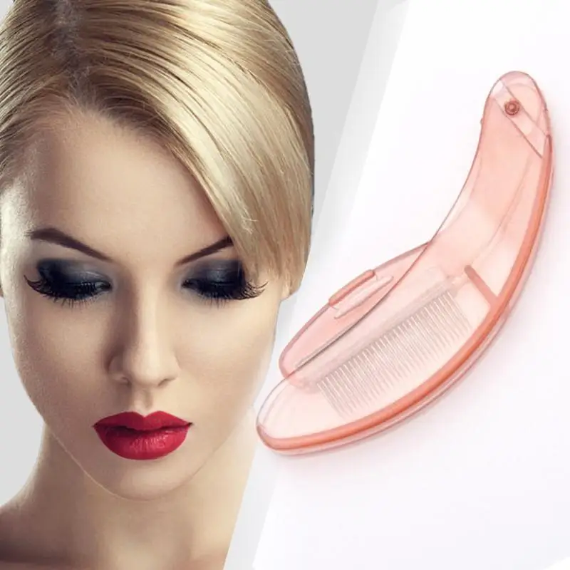 

Foldable Steel Needle Eyebrow Eyelash Comb Professional Quality Up Eyelash Make Extension High Brushes Tool Tools O1C1