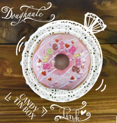 Креативные пончики жестяная коробка для шоколада Континентальная Свадебная