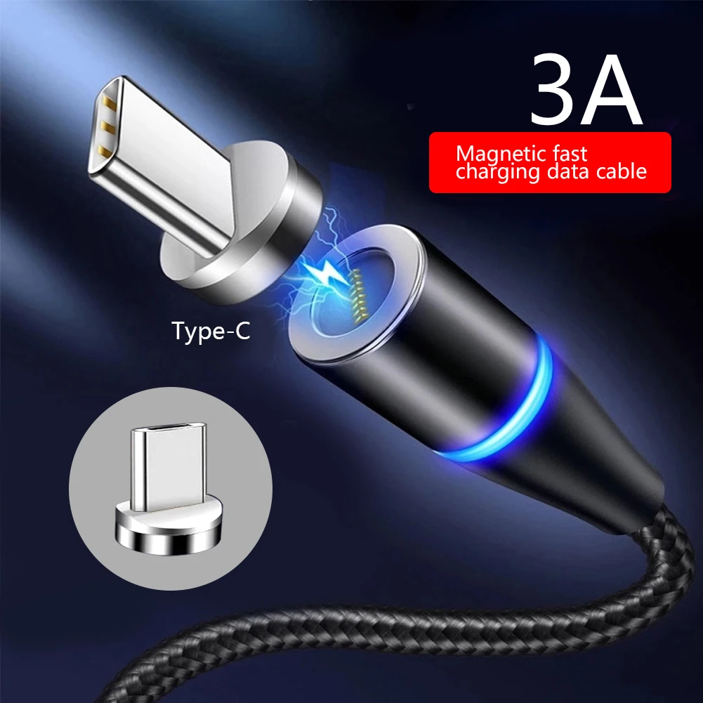 Магнитное зарядное устройство 3 А кабель USB Type C для Huawei P30 P20 Pro Mate 20 10 Honor магнитный