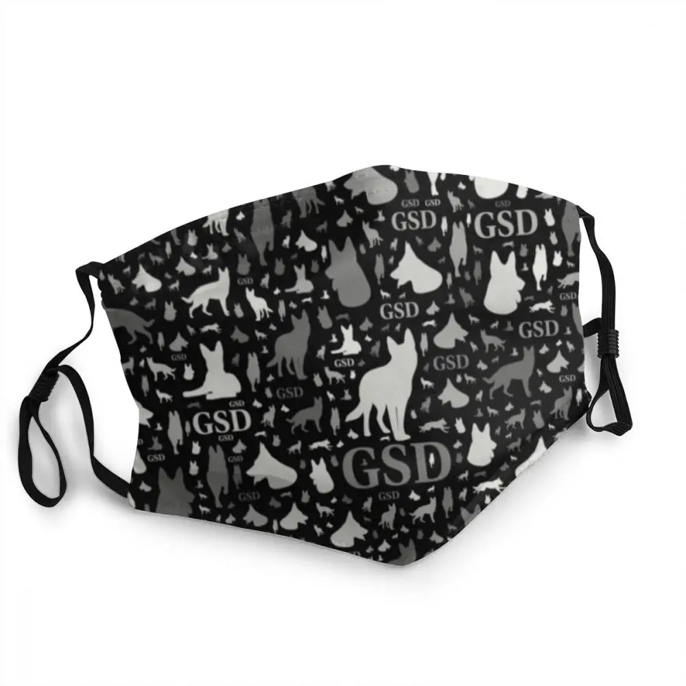 

Маска для лица для взрослых немецких овчарок, Пылезащитная Маска для животных