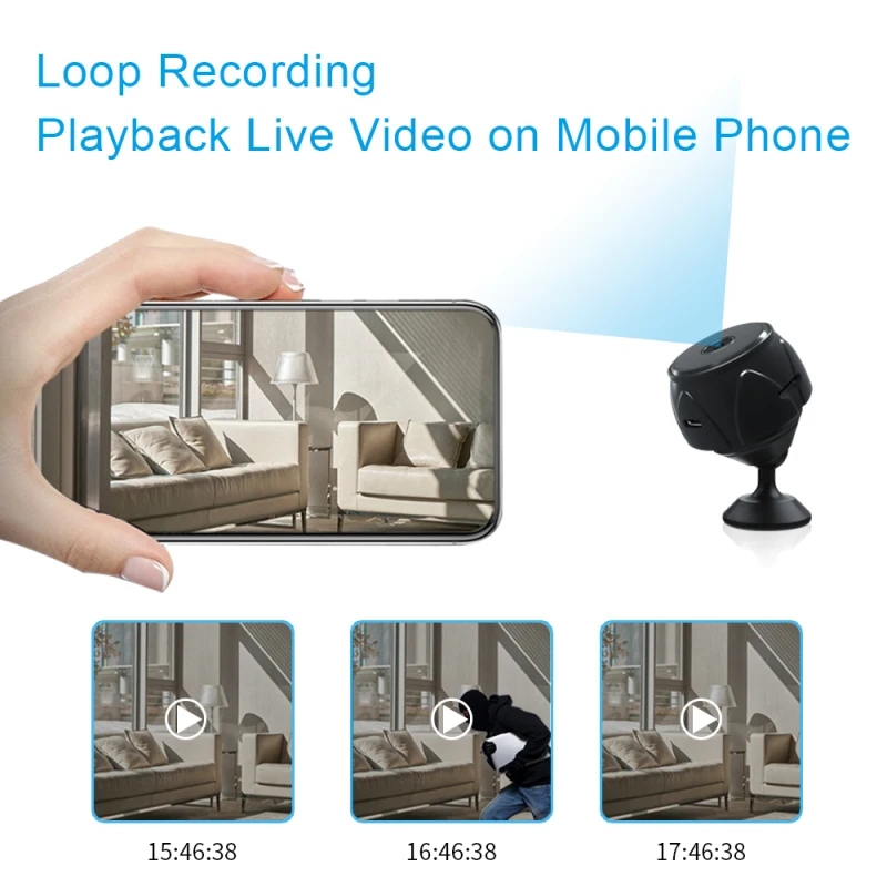 A9 Mini Camera WiFi HD Wireless Remote Monitor Tiny IP Video Recorder Motion-Detectio | Электроника