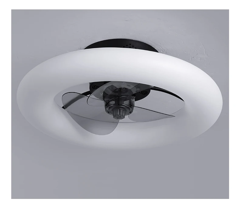 

Nordic modern ceiling fan with LED light bedroom dining room remote control light 110V / 220V