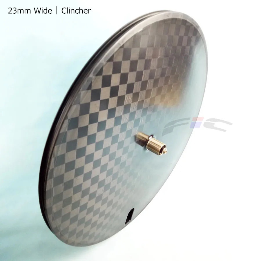 ФИК полностью углеродное T800 дисковое колесо 23 мм широкий клинчер Триатлон колеса