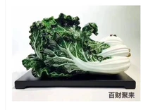 chinese cabbage fortune gathered to shiwan ceramic doll chinese zen decoration town house fortune opening sculpture statue gifts