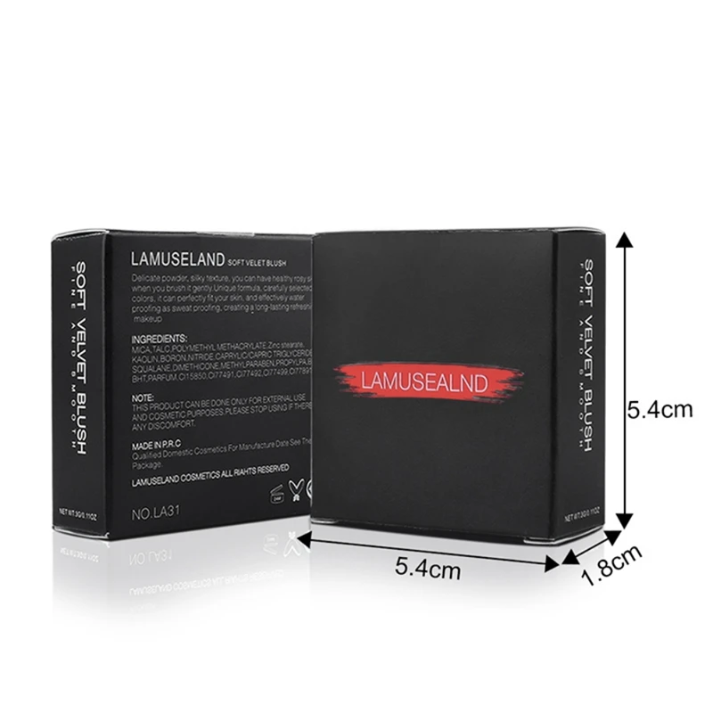 Бархатная румяна косметическая пудра для макияжа натуральные лица MKXJ|Румяна| |