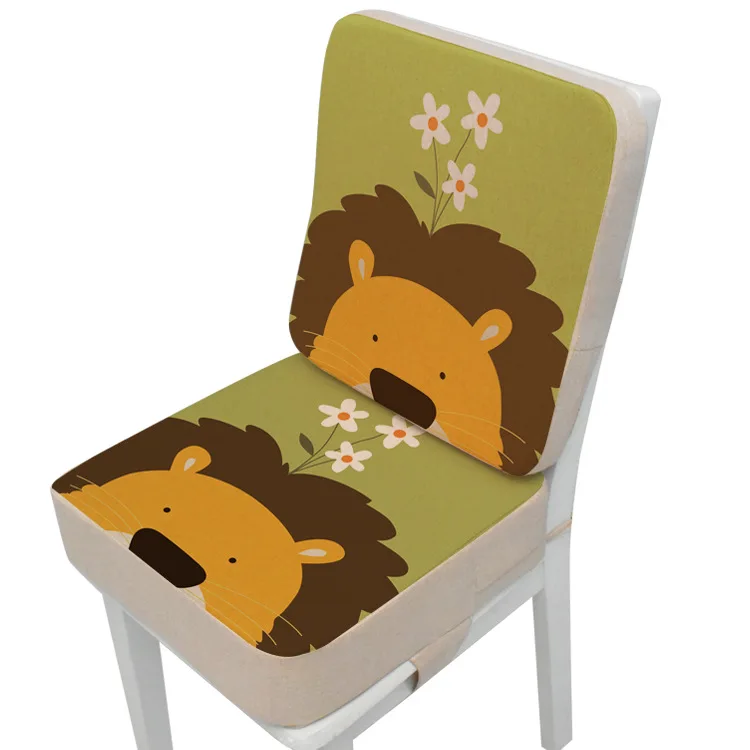 

2pcs Baby Dining Cushion Children Increased Chair Pad Adjustable Removable Highchair Booster Cushion Seat Mat Baby Feeding Care