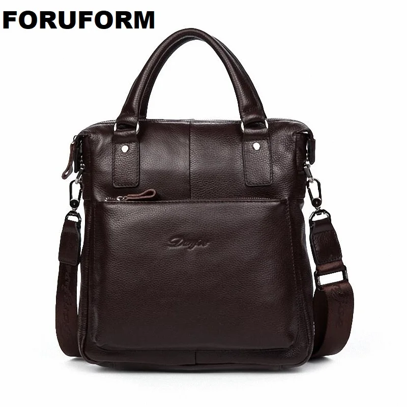 

Сумка на плечо мужская из натуральной кожи, саквояж кросс-боди в деловом стиле, сумочка-мессенджер