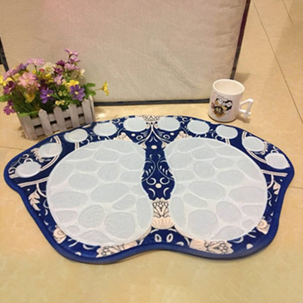 40*60CM Big Feet Bath Toilet Mat Bathroom RugsArea Rugs Carpet Doormat Floor Absorbent Mats Foot Pad Rug | Дом и сад