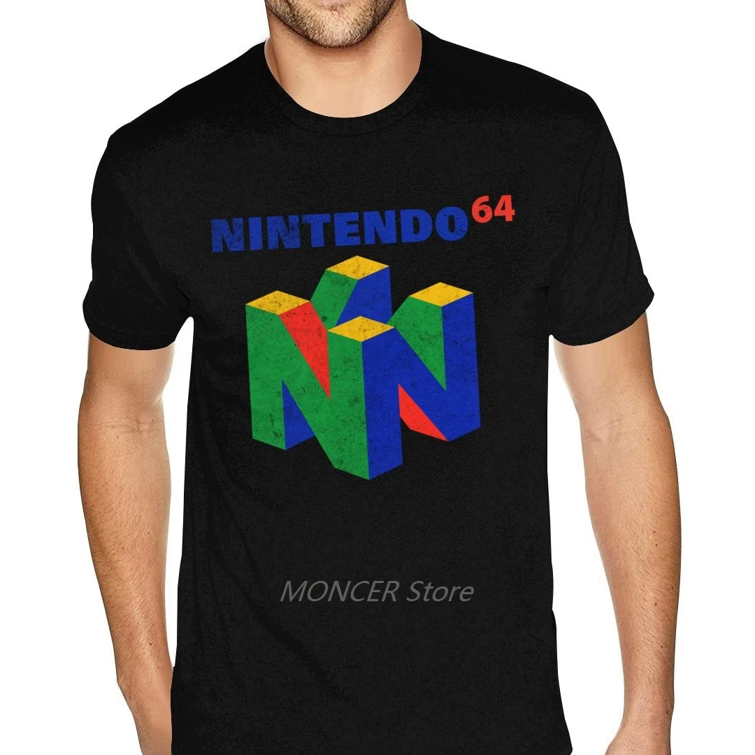 

Retro Vaporwave 64 Printed -shirts 5XL Men's Trendy Shirt