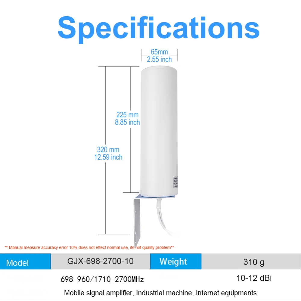 Внешняя антенна горячая распродажа 4G LTE с разъемом CRC9/TS9/SMA 5 м для