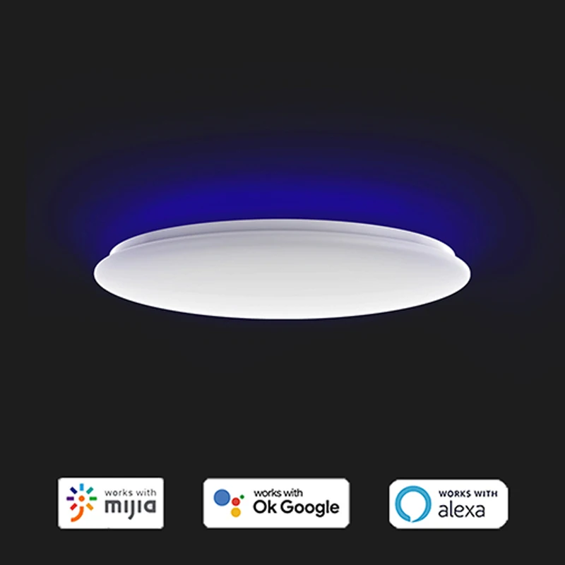 $129.99 New Yeelight Ceiling Light 450C/550C Arwen Smart LED RGB Colorful Adjustable Brightness Work With OK google Alexa mijia
