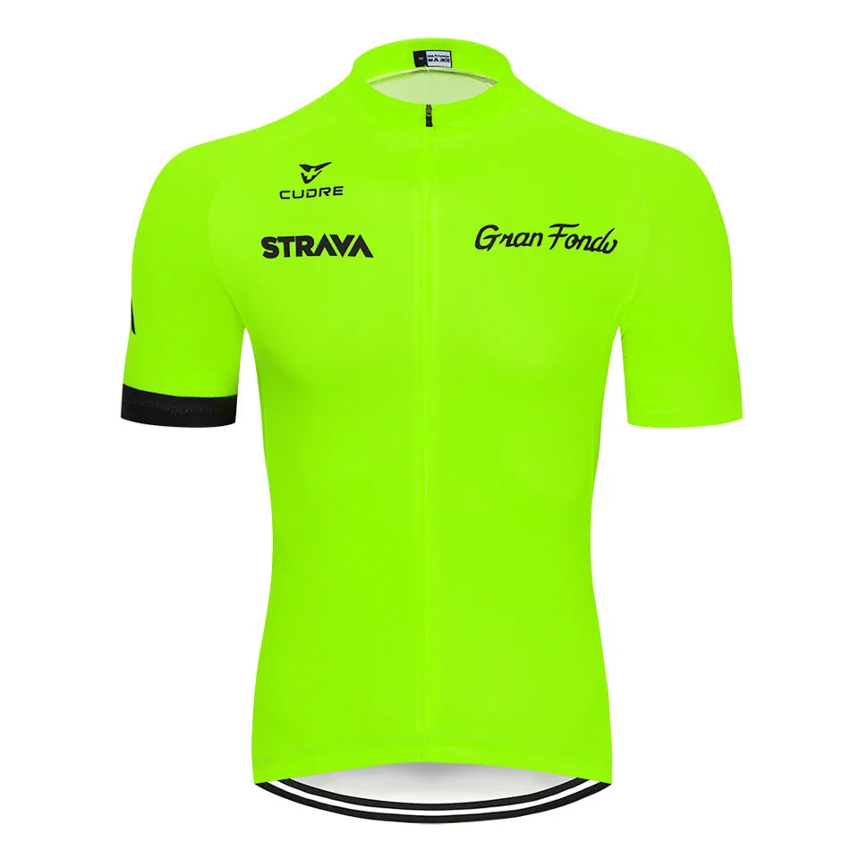 

2021 STRAVA Mens short sleeve cycling jerseys Wave point Bike Clothing shirts MTB Quick dry Bicycle Wear Ropa Ciclismo Hombre