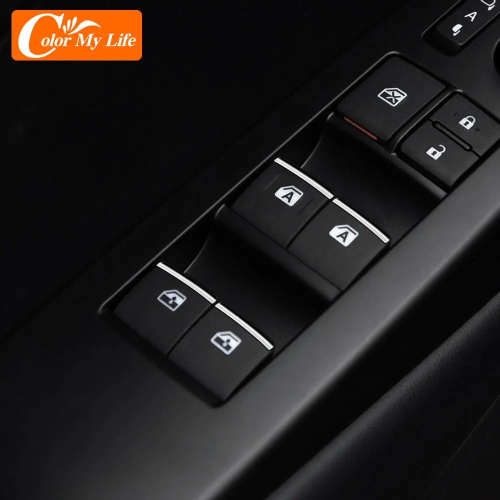 Хромированный АБС-пластик Color My Life для Toyota Crown 2010-2019 Alphard 2011-2015 Estima Previa Windows Lifter