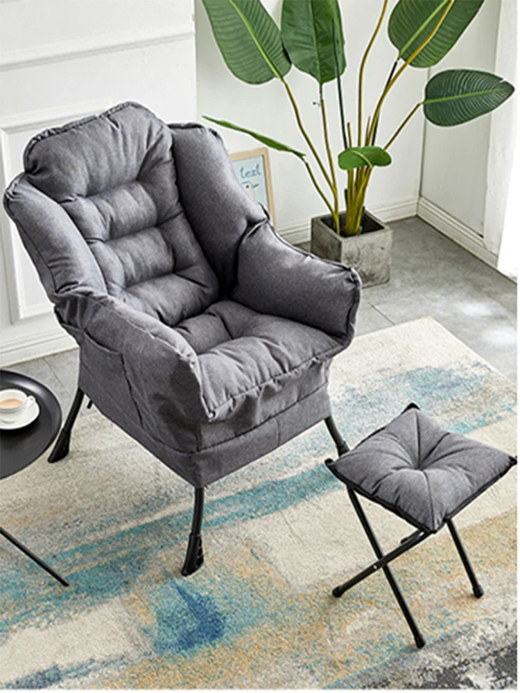 

Современное кресло для гостиной, диваны в скандинавском стиле, шезлонг, домашняя мебель, мягкие стулья для дивана, мебель для балкона, одино...