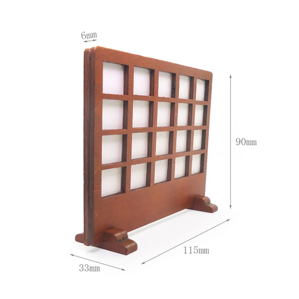 1:12 Ra tio Wooden Doll House Mini Furniture Screen Accessories brinquedos juguetes kids toys игрушки антистресс New 2020 |