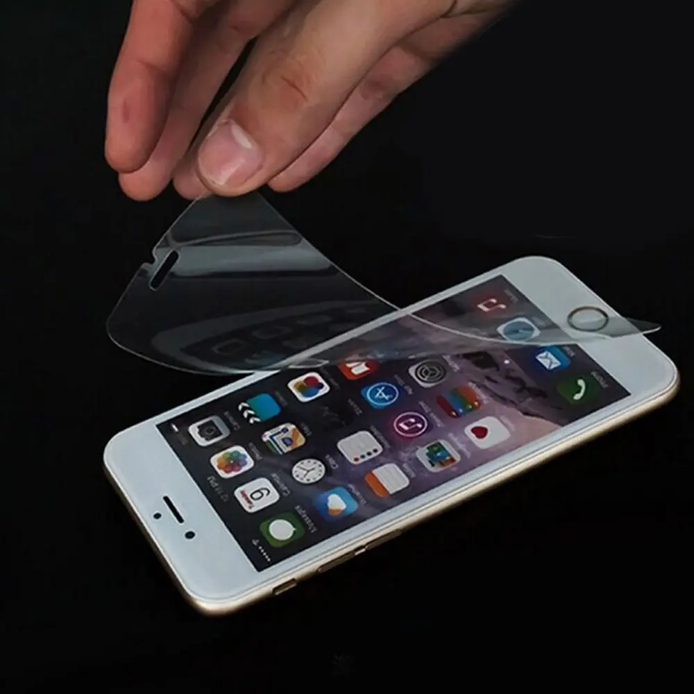 Мягкая взрывобезопасная нано защитная пленка из фольги для iPhone 6S 6X7 Plus 5 S 5 SE Защита экрана для iPhone7 не закаленное стекло