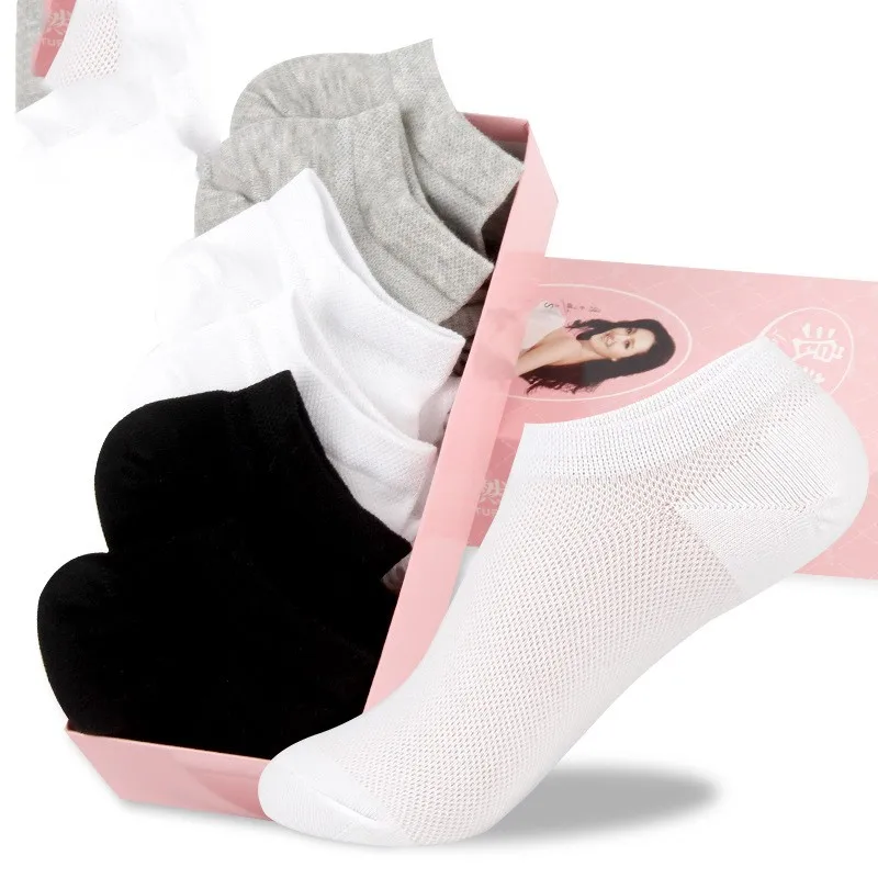 Socks Women Thin Cotton Boat Socks Invisible Shallow Mouth Non-slip Spring And Autumn Cotton White Women's Socks
