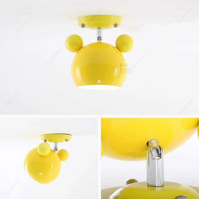 

Cartoon Mouse Ceiling Light Modern Ceiling Lamp Living Room Lights Hanging Children's Room Kids Bedroom Home Lighting Fixtures
