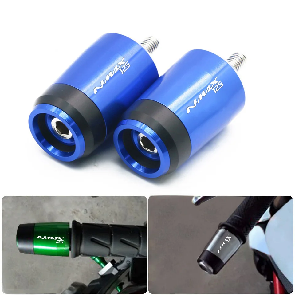 

Universal Motorcycle CNC 7/8''22MM Handlebar Grips Handle Bar Grip End Cap Plugs Slider For YAMAHA NMAX125 NMAX 125 All Years